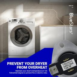 [Lifetime Warranty] WP3387134 3387134 Dryer Cycling Thermostat - Compatible with Whirlpool Kenmore Dryers - Replaces AP6008270 306910 3387135 3387139 ET187 PS11741405 - Pack of 2 thumbnail 6