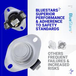 [Lifetime Warranty] WP3387134 3387134 Dryer Cycling Thermostat - Compatible with Whirlpool Kenmore Dryers - Replaces AP6008270 306910 3387135 3387139 ET187 PS11741405 - Pack of 2 thumbnail 4