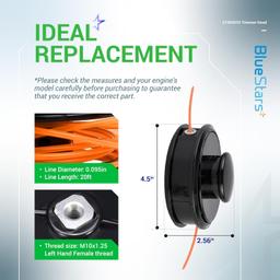 [Lifetime Warranty] 21560070 Trimmer Head for Echo Echomatic thumbnail 2