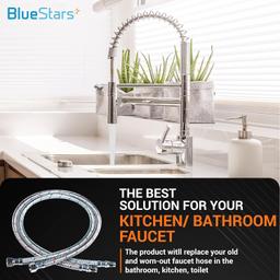 Stainless 32-inch Flexible Bathroom Kitchen Faucet Connector thumbnail 1