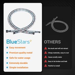 Stainless 32-inch Flexible Bathroom Kitchen Faucet Connector thumbnail 3