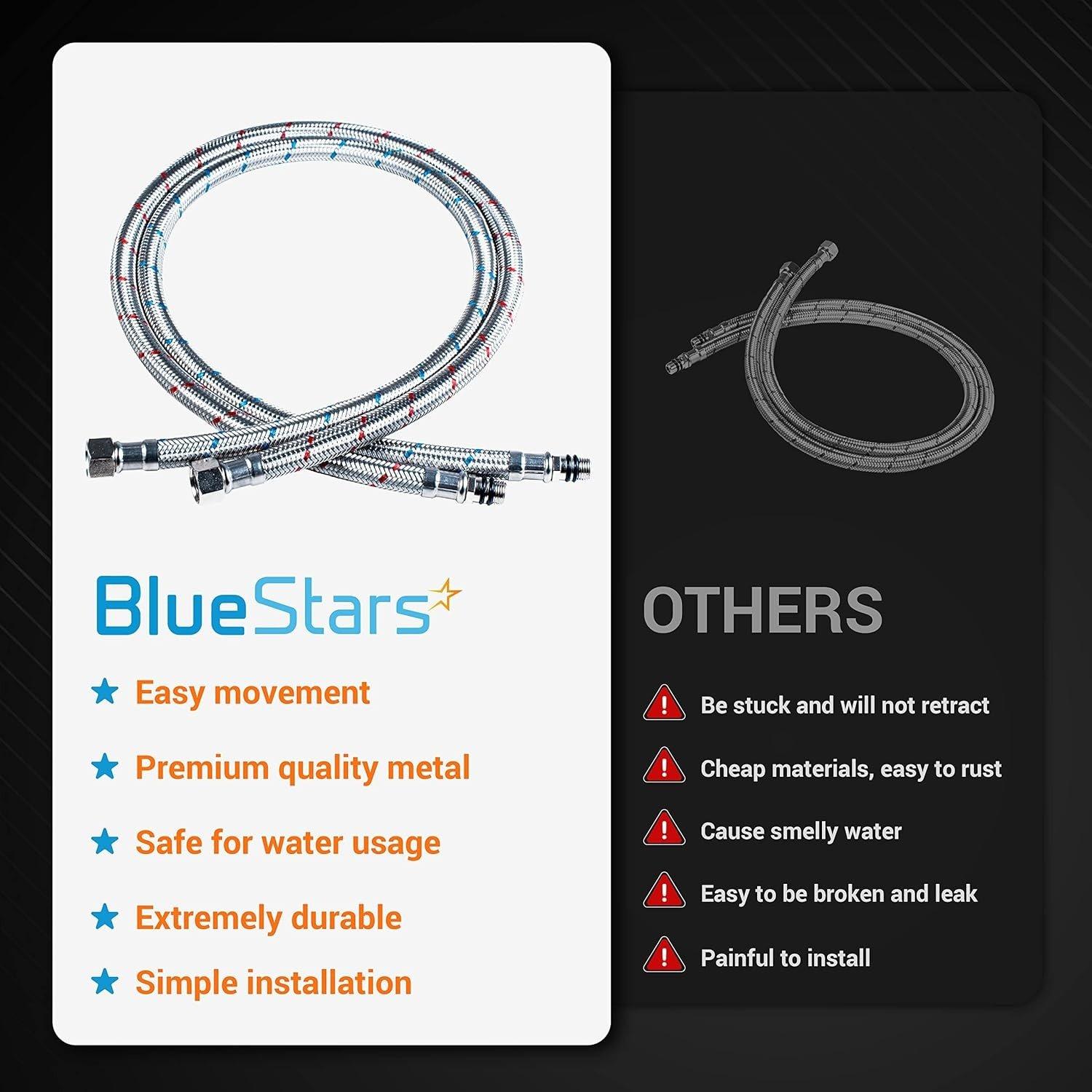 Stainless 32-inch Flexible Bathroom Kitchen Faucet Connector image 3