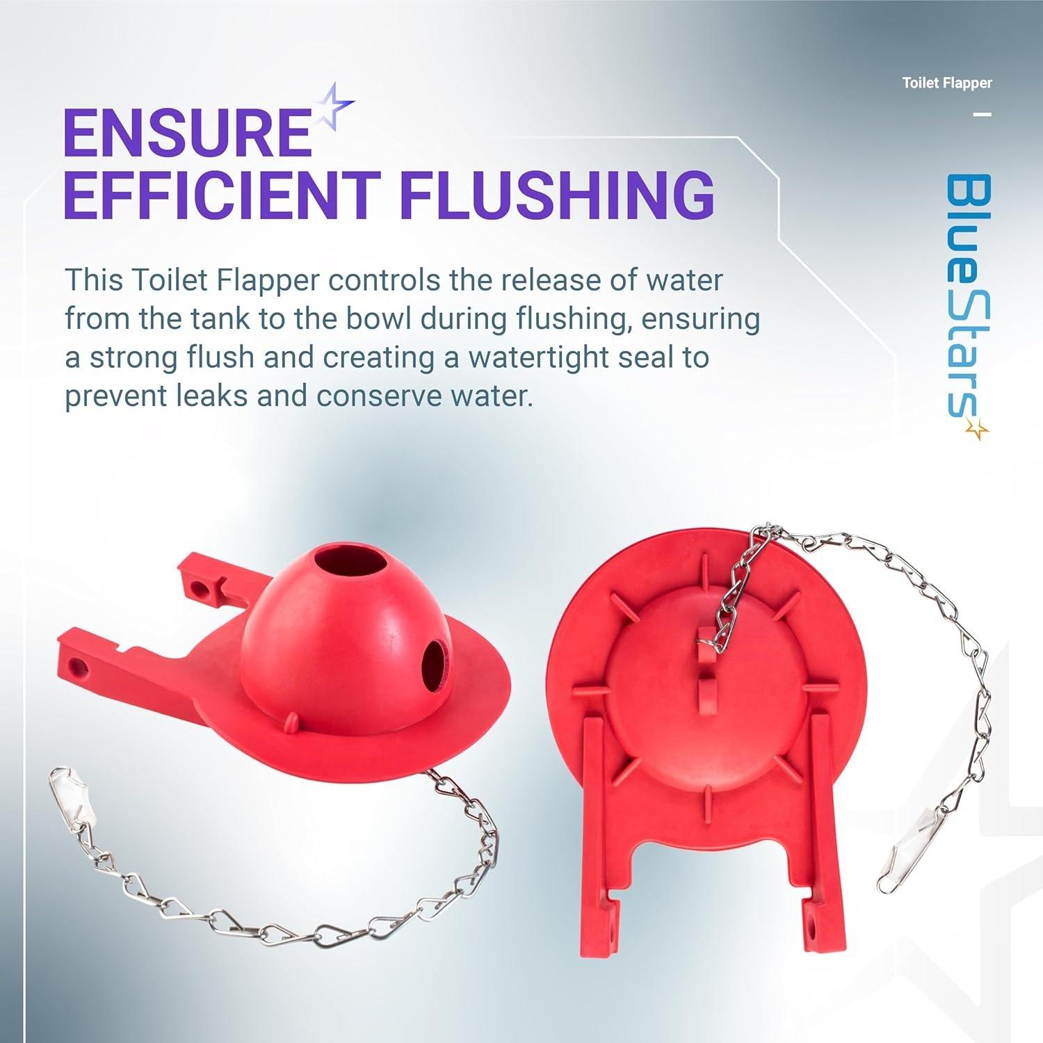 [Lifetime Warranty] 3-Inch Toto Toilet Flapper Replacement - Pack of 2 image 6