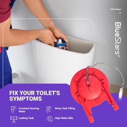 [Lifetime Warranty] 3-Inch Toto Toilet Flapper Replacement - Pack of 2 thumbnail 3