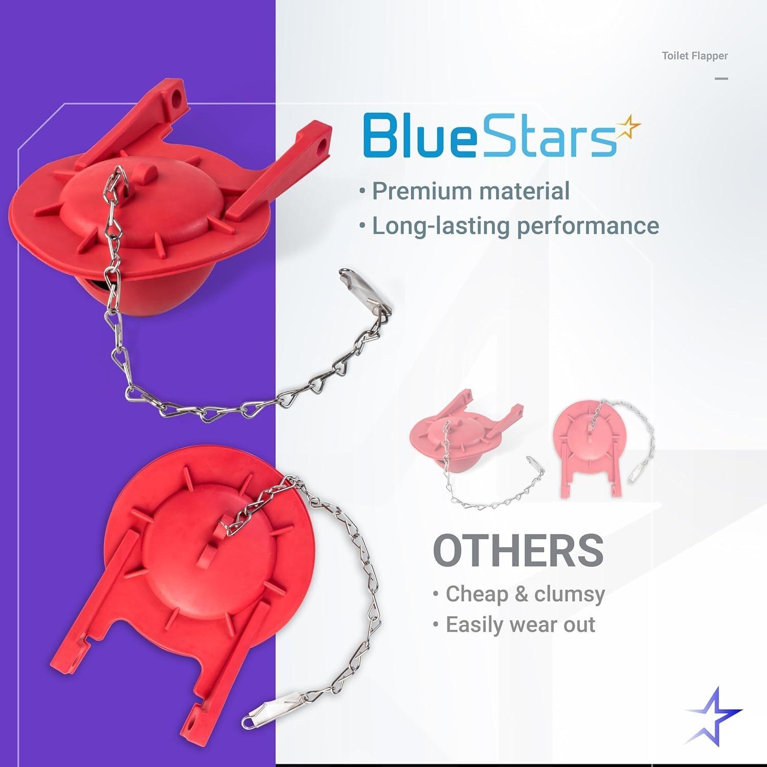 [Lifetime Warranty] 3-Inch Toto Toilet Flapper Replacement - Pack of 2 image 4