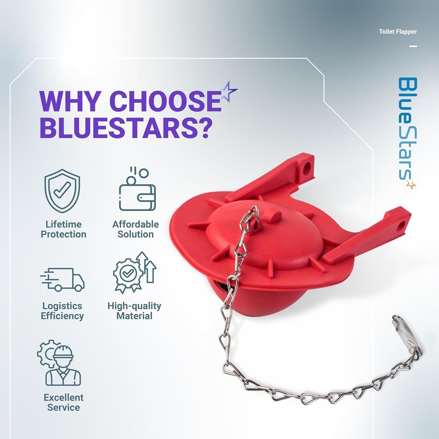 [Lifetime Warranty] 3-Inch Toto Toilet Flapper Replacement - Pack of 2 image 7