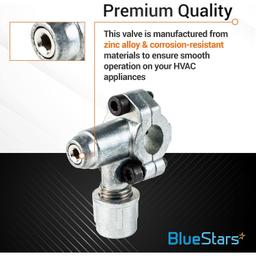 [Lifetime Warranty] BPV-31 Bullet Piercing Valve 3 in 1 Access for Air Conditioners HVAC 1/4 5/16 3/8 Inch OD Pipes - Replaces AP4502525 - Pack of 4 thumbnail 4
