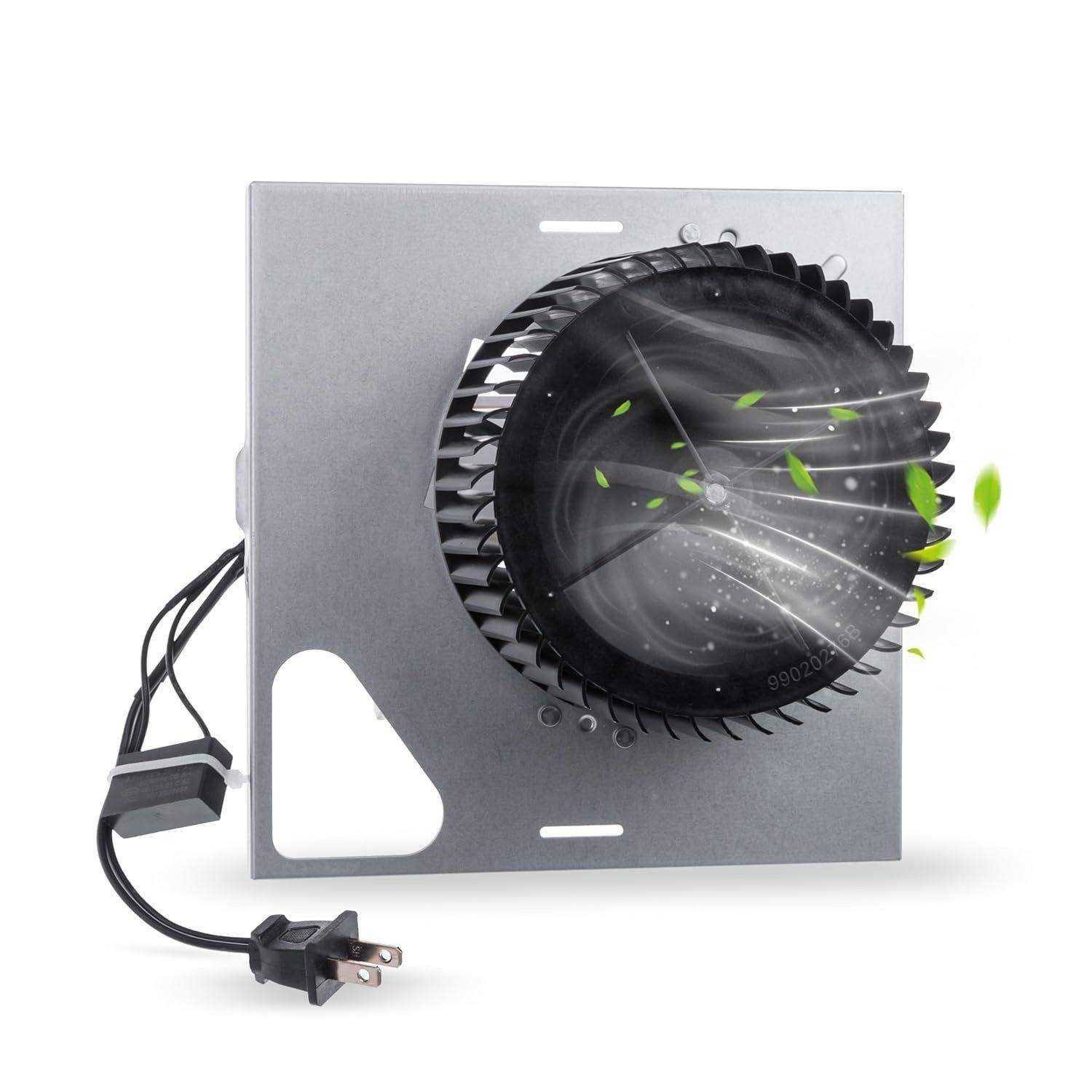 S97015162 Fan Motor Assembly for Bathroom Exhaust Fans 8" x 8-1/4" Housing 80CFM 2.5 Sones image 0