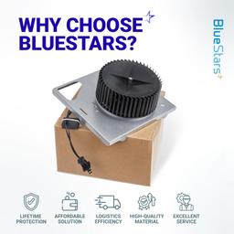 S97015162 Fan Motor Assembly for Bathroom Exhaust Fans 8" x 8-1/4" Housing 80CFM 2.5 Sones thumbnail 2