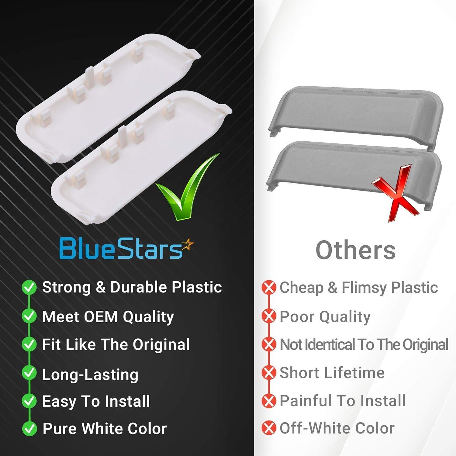 [Lifetime Warranty] W10861225 W10714516 Dryer Door Handle - Compatible with Whirlpool Kenmore Maytag Dryers - Replaces AP5999398 PS11731583 W10861225VP - Pack of 2 image 2