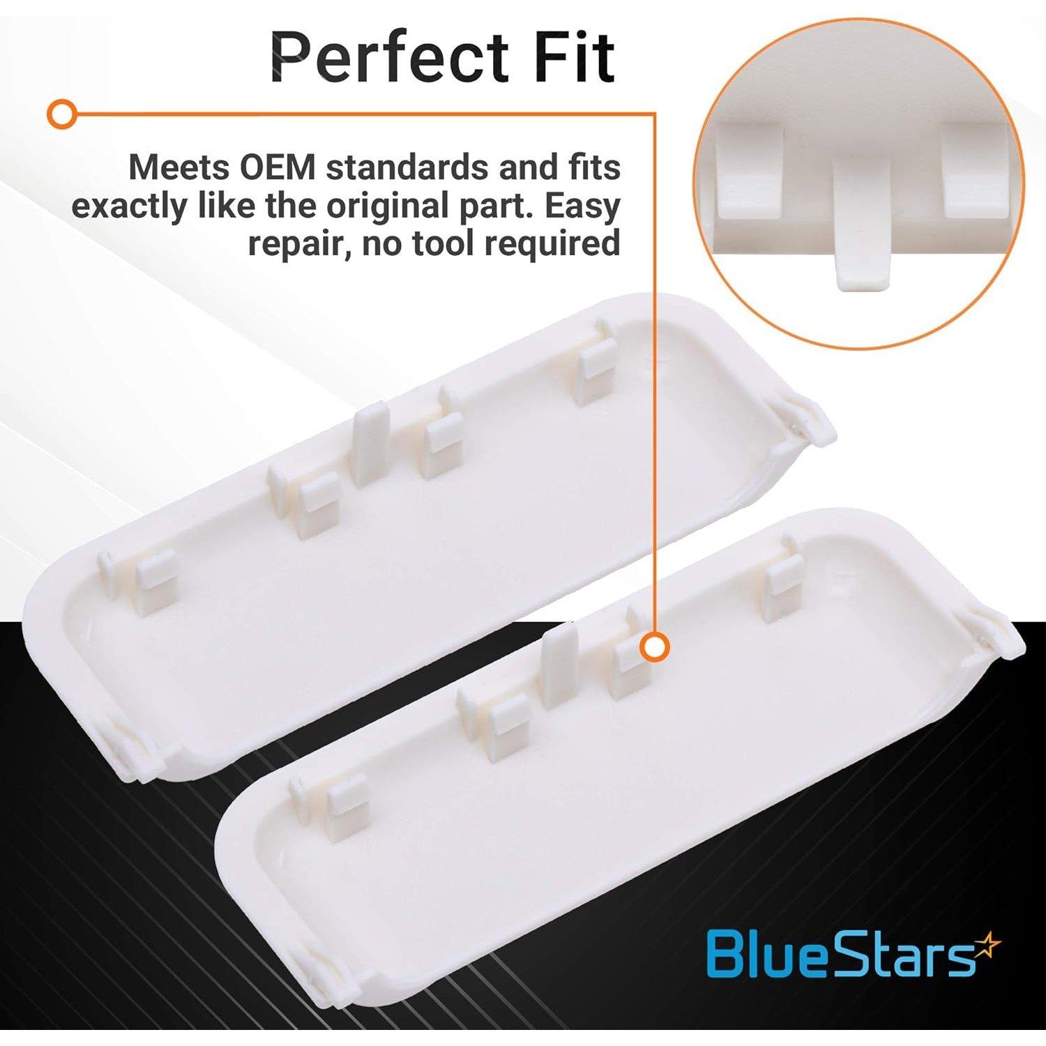 [Lifetime Warranty] W10861225 W10714516 Dryer Door Handle - Compatible with Whirlpool Kenmore Maytag Dryers - Replaces AP5999398 PS11731583 W10861225VP - Pack of 2 image 3