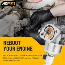 [Lifetime Warranty] 15004-0985 Carburetor Kit - Compatible with Kawasaki FR691V FS691V Engine - 15004-0829 Carb w/Air Filter, Fuel Filter, Fuel Pump, Spark Plug, Manual Valve, Gaskets thumbnail 5