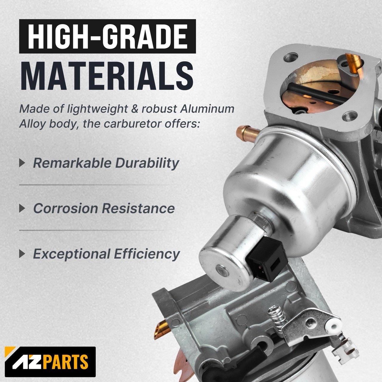 [Lifetime Warranty] 15004-0985 Carburetor Kit - Compatible with Kawasaki FR691V FS691V Engine - 15004-0829 Carb w/Air Filter, Fuel Filter, Fuel Pump, Spark Plug, Manual Valve, Gaskets image 4
