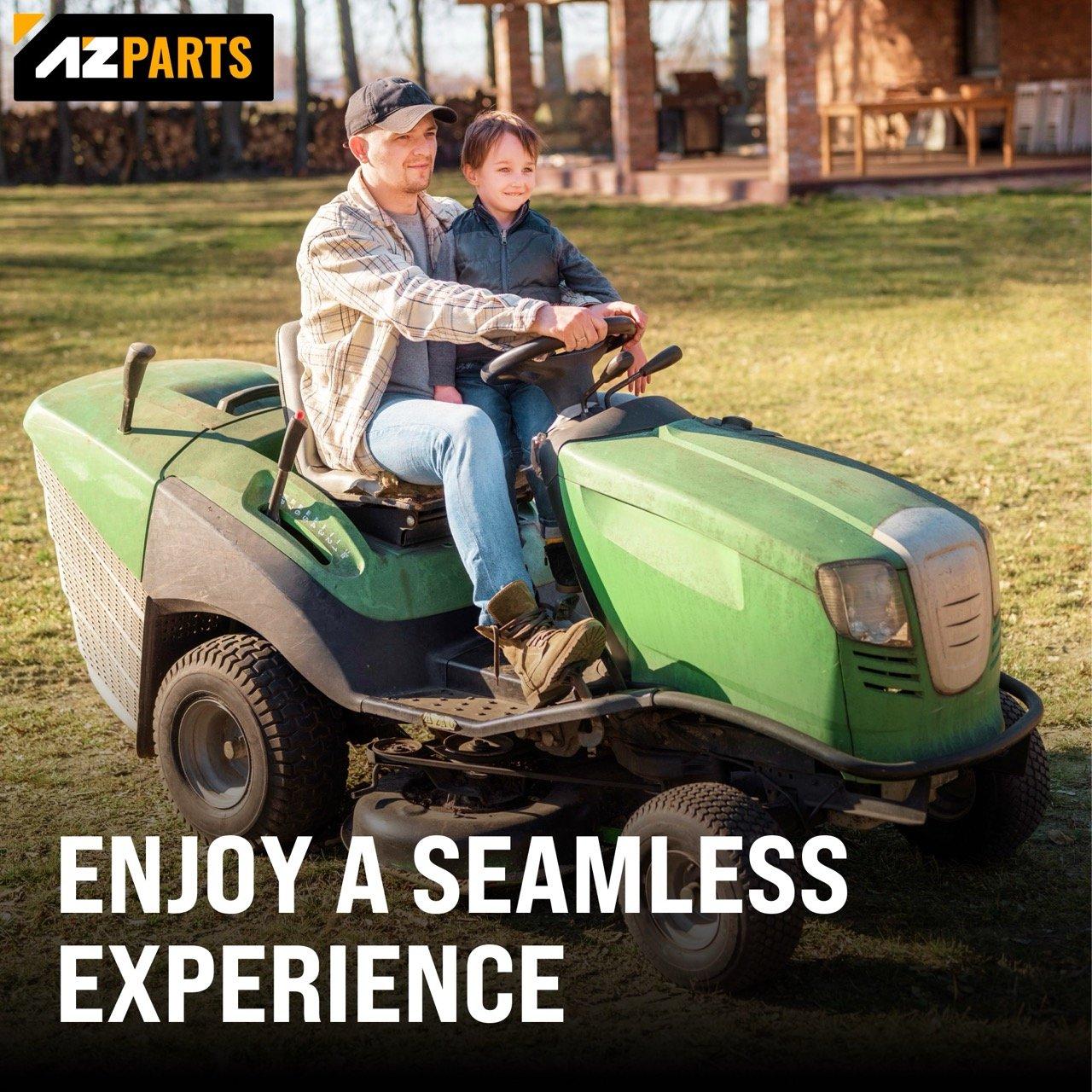 [Lifetime Warranty] 15004-0985 Carburetor Kit - Compatible with Kawasaki FR691V FS691V Engine - 15004-0829 Carb w/Air Filter, Fuel Filter, Fuel Pump, Spark Plug, Manual Valve, Gaskets image 1