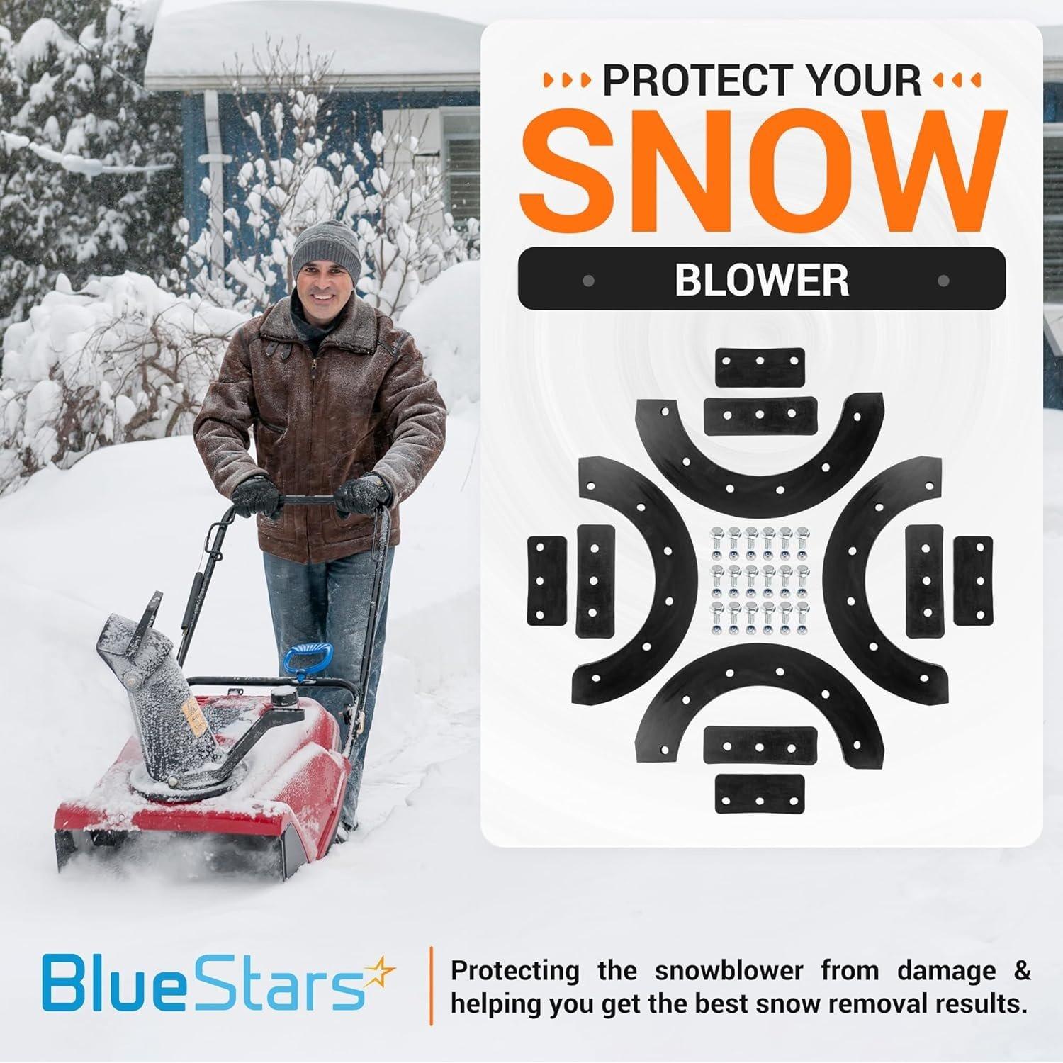 302565MA 302565 Snow Thrower Rubber Paddle & Hardware image 1