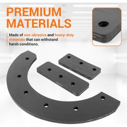 302565MA 302565 Snow Thrower Rubber Paddle & Hardware thumbnail 2