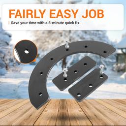 302565MA 302565 Snow Thrower Rubber Paddle & Hardware thumbnail 6