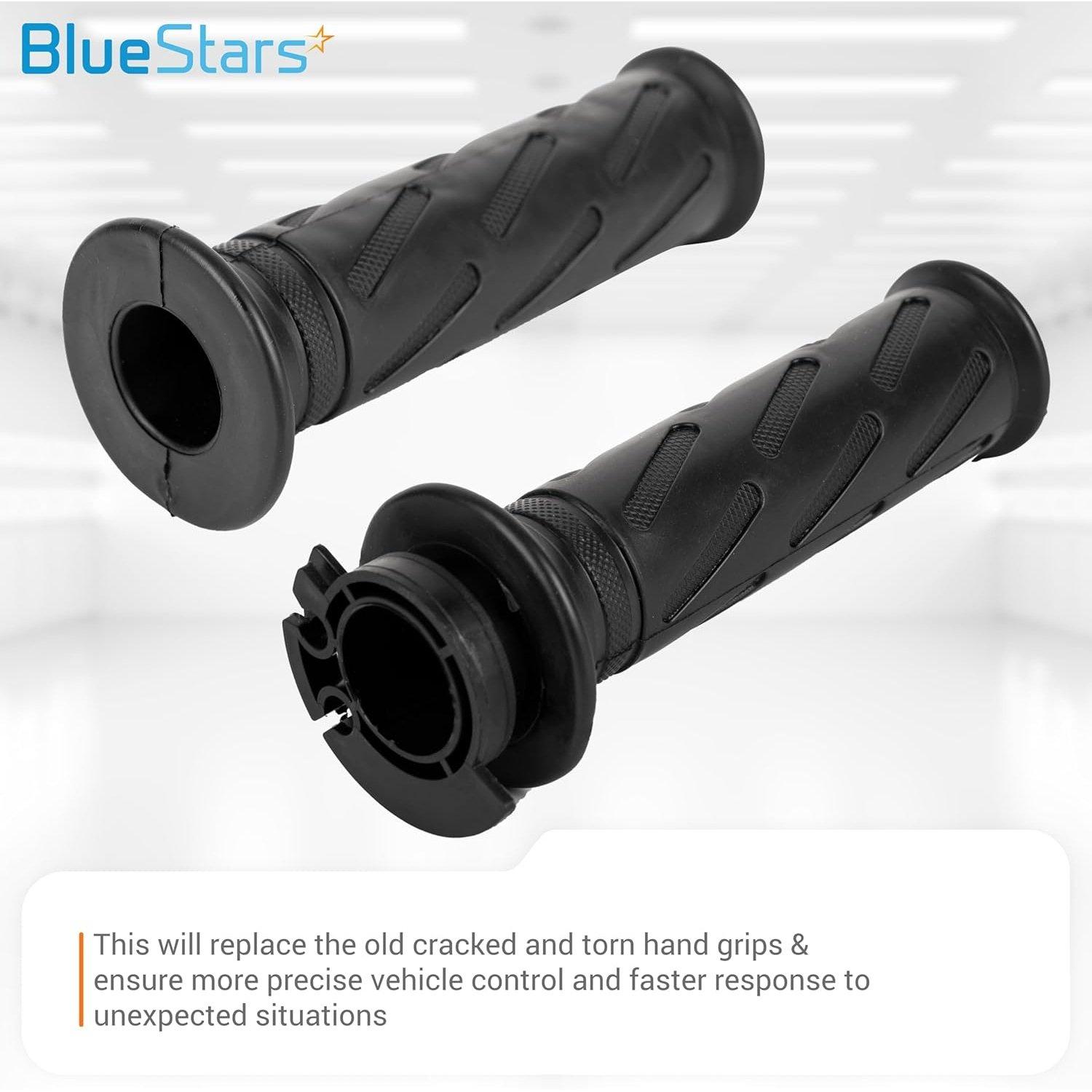 [Lifetime Warranty] Motorcycle Hand Grips for Suzuki 57110-29G02-291 & 57211-22D02-291 image 2