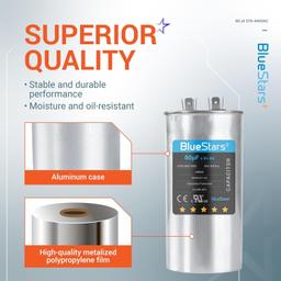 [Lifetime Warranty] 80 uF MFD ±5% 370/440 VAC 50/60 Hz CBB65 Round Run Start Capacitor - Fits AC Motor Run, Fan Start, Heat Pump thumbnail 11