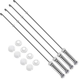 [Lifetime Warranty] W10780045 Washer Suspension Rod Replacement Kit - For Kenmore Whirlpool Washers NTW4516FW WTW4816FW2 RTW4516FW2 NTW4516FW2 NTW4605EW0 - Replaces W10537442 - Pack of 4 thumbnail 0