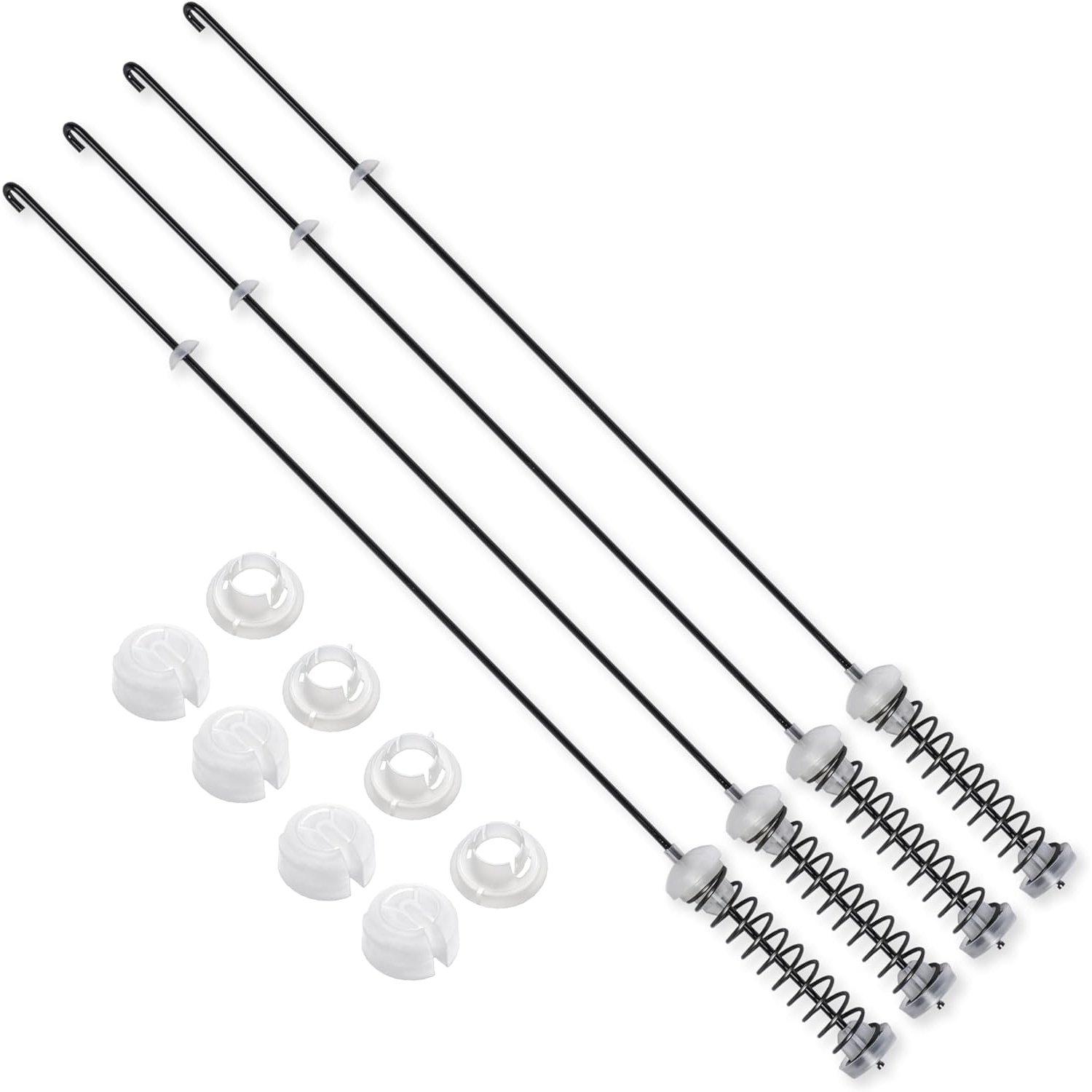 [Lifetime Warranty] W10780045 Washer Suspension Rod Replacement Kit - For Kenmore Whirlpool Washers NTW4516FW WTW4816FW2 RTW4516FW2 NTW4516FW2 NTW4605EW0 - Replaces W10537442 - Pack of 4 image 0