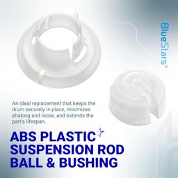 [Lifetime Warranty] W10780045 Washer Suspension Rod Replacement Kit - For Kenmore Whirlpool Washers NTW4516FW WTW4816FW2 RTW4516FW2 NTW4516FW2 NTW4605EW0 - Replaces W10537442 - Pack of 4 thumbnail 3