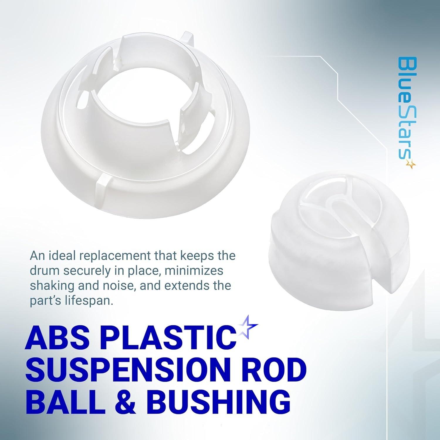 [Lifetime Warranty] W10780045 Washer Suspension Rod Replacement Kit - For Kenmore Whirlpool Washers NTW4516FW WTW4816FW2 RTW4516FW2 NTW4516FW2 NTW4605EW0 - Replaces W10537442 - Pack of 4 image 3