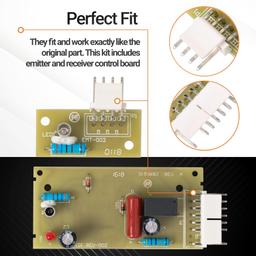 [Lifetime Warranty] 4389102 W10757851 Refrigerator Ice Maker Sensor Control Board Kit – Compatible with Whirlpool & Kenmore Refrigerators – Replaces 2198586 W10193666 W10193840 W10290817 AP5956767 thumbnail 3