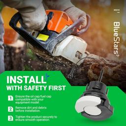 [Lifetime Warranty] MS210 Fuel Cap Oil Cap for STHIL Chainsaw thumbnail 6