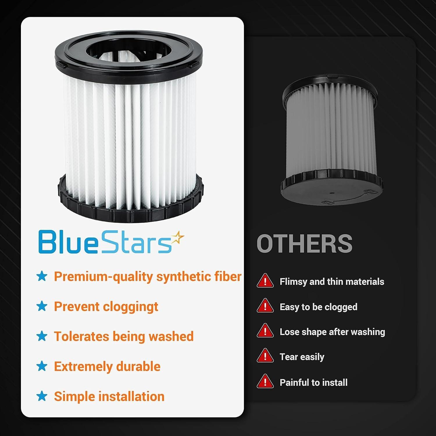 [Lifetime Warranty] DCV580H DCV581H Vacuum Replacement Filter for DEWALT DCV580H Cordless DCV581H DCV5801H 20V MAX Portable Shop Vac Vacuum 2 Gallon Tank Capacity image 4