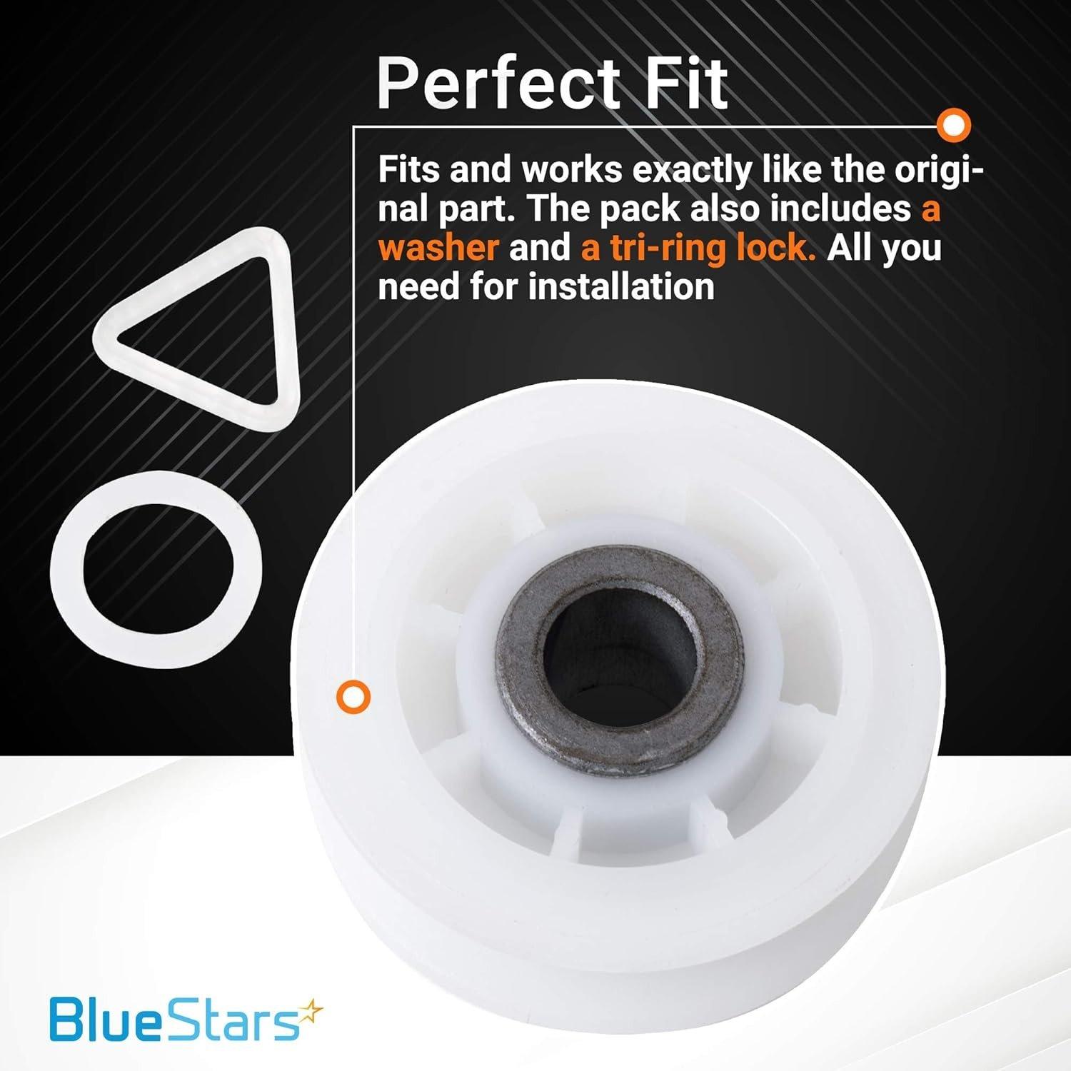 [Lifetime Warranty] 279640 Dryer Idler Pulley Replacement - Compatible with Whirlpool & Kenmore Dryers - Replaces 3388672 697692 AP3094197 W10468057 - Pack of 2 image 3