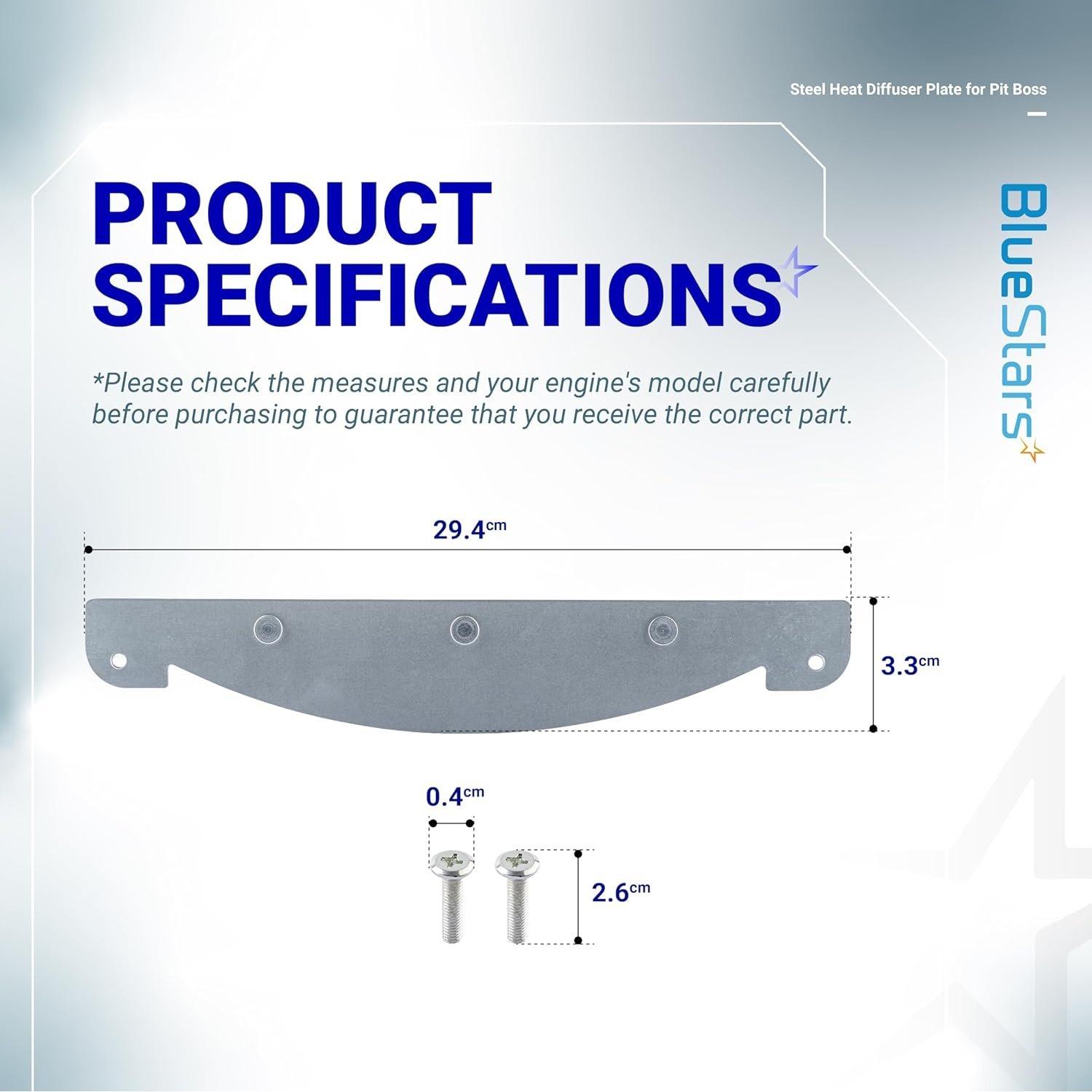 [Lifetime Warranty] PB1150, Heavy-Duty Steel Heat Diffuser Plate image 1