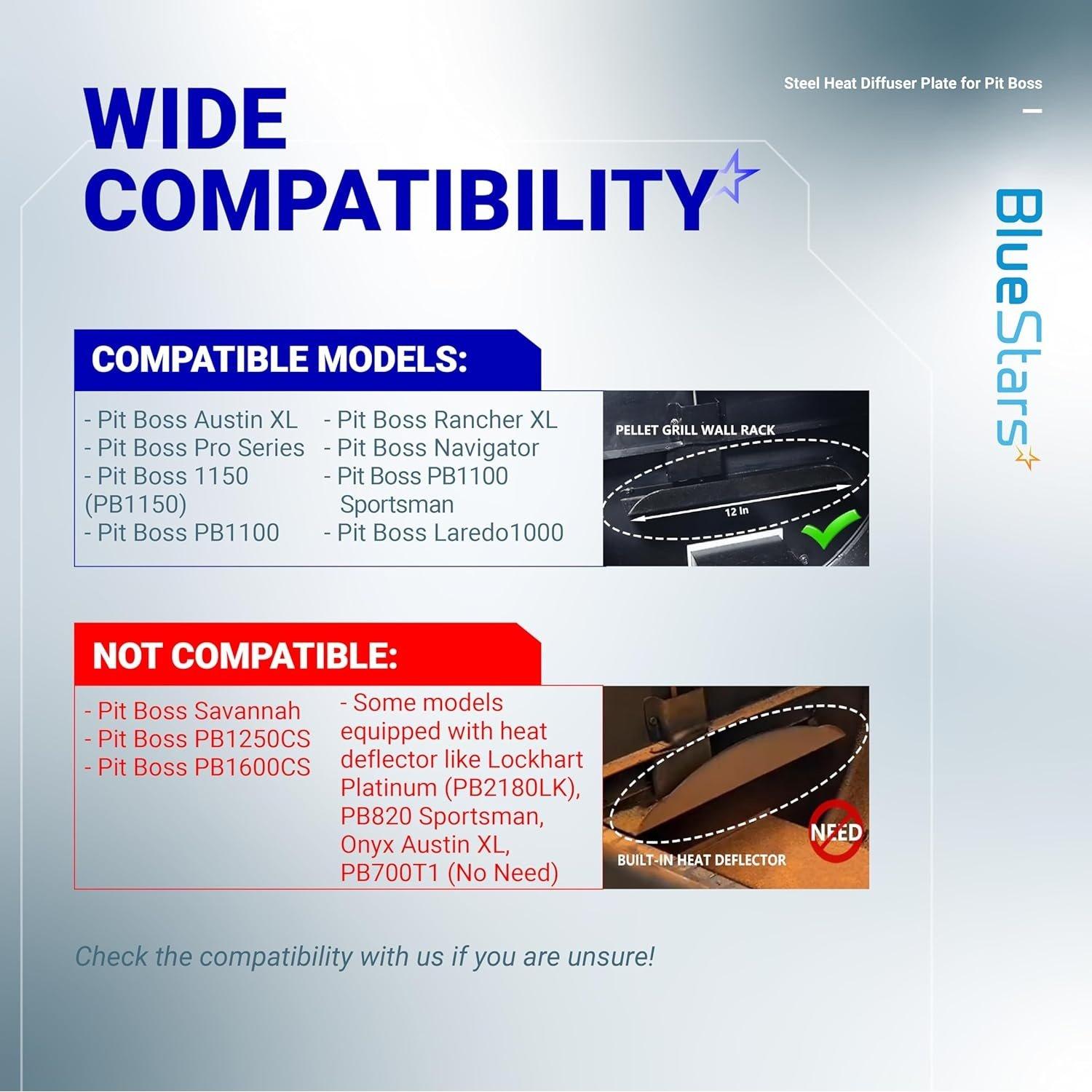 [Lifetime Warranty] PB1150, Heavy-Duty Steel Heat Diffuser Plate image 2