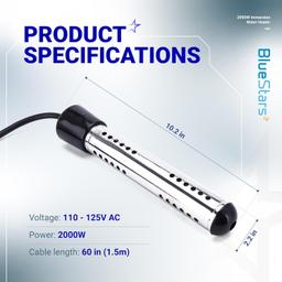 [Lifetime Warranty] 2000W Immersion Water Heater thumbnail 2
