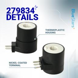 [Lifetime Warranty] 338906 Gas Dryer Flame Sensor & 279311 Igniter & 279834 Gas Valve Solenoid Coils - Fits for Whirlpool Kenmore Maytag Dryers - Replaces WP338906 AP3094251 PS334310 12001349 thumbnail 4
