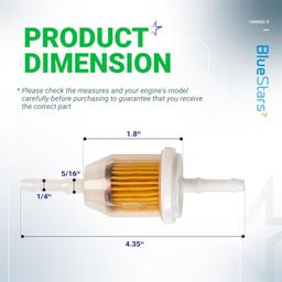 [Lifetime Warranty] AM116304 Fuel Filter 25 050 22-S - Pack of 10 thumbnail 8