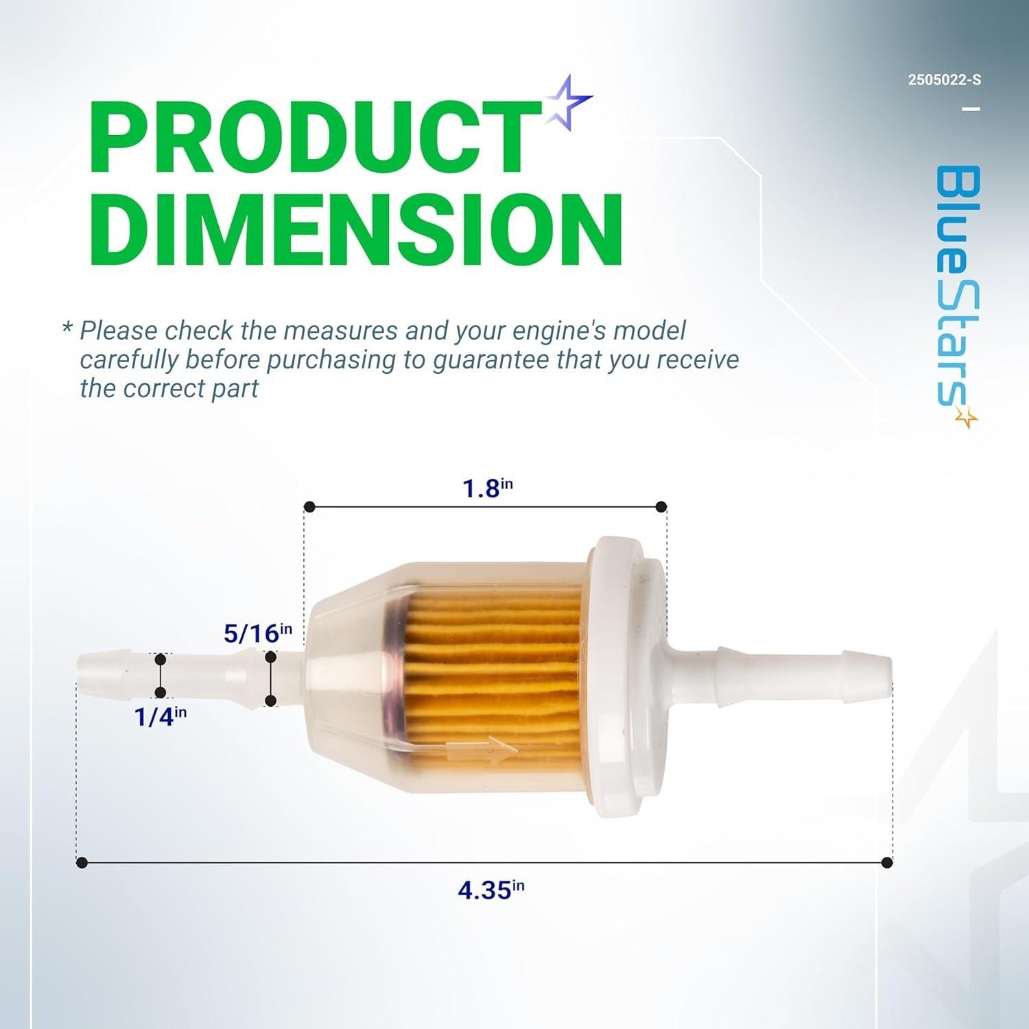 [Lifetime Warranty] AM116304 Fuel Filter 25 050 22-S - Pack of 10 image 8