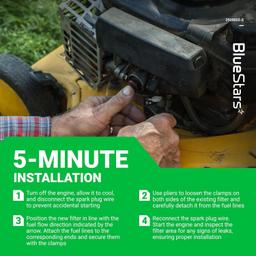 [Lifetime Warranty] AM116304 Fuel Filter 25 050 22-S - Pack of 10 thumbnail 1