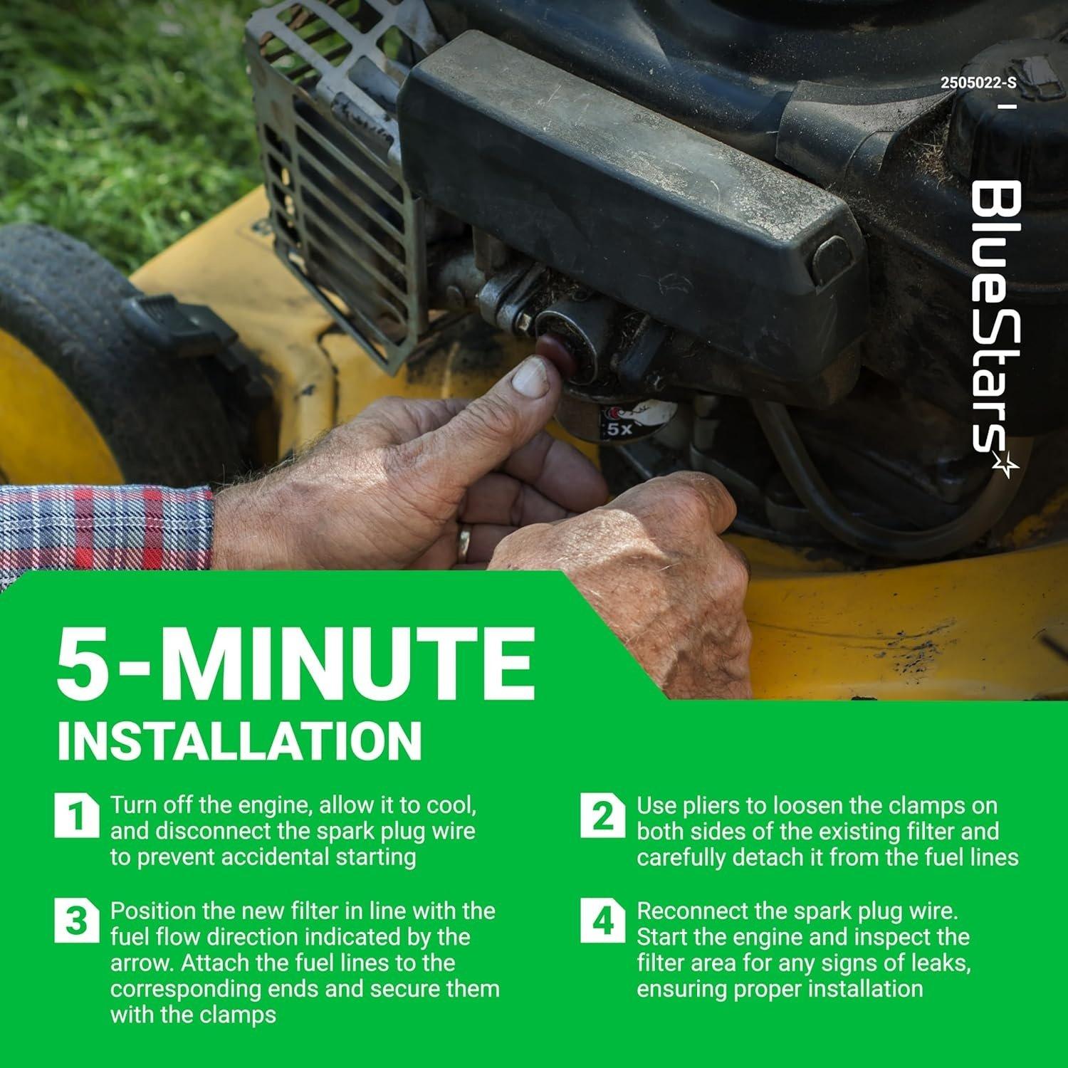 [Lifetime Warranty] AM116304 Fuel Filter 25 050 22-S - Pack of 10 image 1