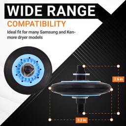DC97-16782A Dryer Drum Roller Assembly thumbnail 1