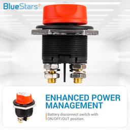 Battery Isolator Selector Switch for Boat 200A thumbnail 4