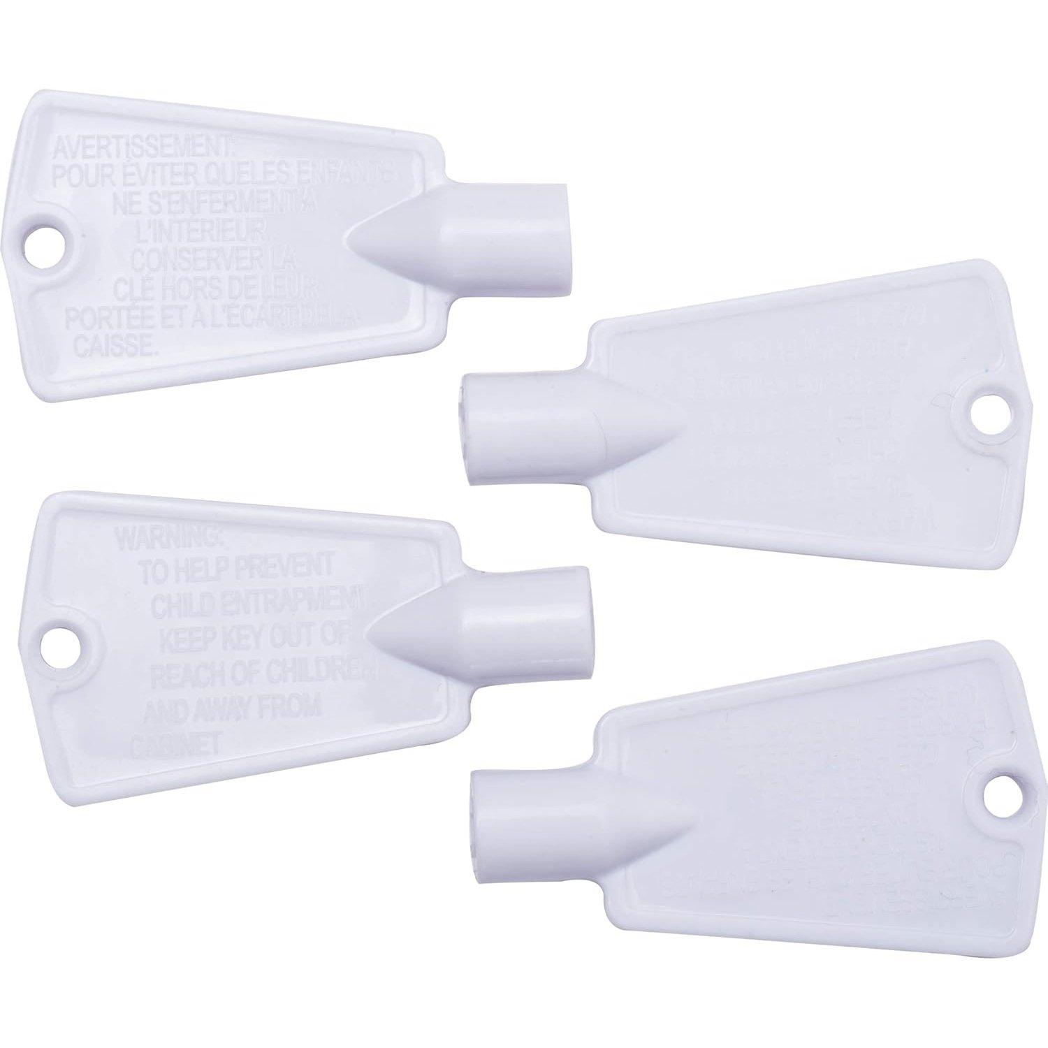 [Lifetime Warranty] 297147700 Freezer Door Key Replacement - Compatible with Frigidaire Kenmore Electrolux Freezers - Replaces AP4301346 PS1991481 - Pack of 4 image 0