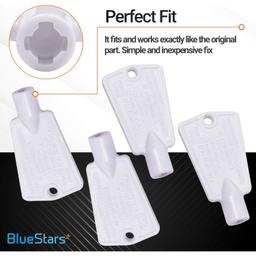 [Lifetime Warranty] 297147700 Freezer Door Key Replacement - Compatible with Frigidaire Kenmore Electrolux Freezers - Replaces AP4301346 PS1991481 - Pack of 4 thumbnail 5