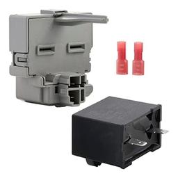 [Lifetime Warranty] 2319792 W10197428 W10189190 TSD2 Overload and Start Relay & Compressor Run Capacito For Whirlpool Kenmore Electrolux Refrigerators - Replaces 2264017 W10662129 241527803 241941003 thumbnail 0