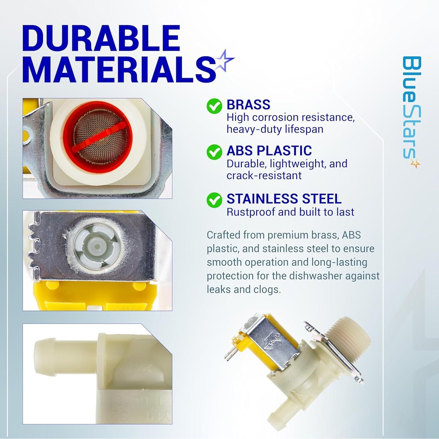 [Lifetime Warranty] DD81-02265A Dishwasher Water Inlet Valve - Compatible with Samsung Parts 6740000046A 10A50100 PD00044305 AP6244375 PS12085633 - Fits Models DW80N3030US DW80M2020US DW50T6060US image 6