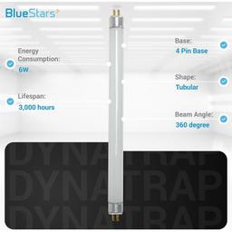 6-Watt 32050 4 Pin Base Replacement Bulbs for DynaTrap Indoor Trap Models DT2000XL DT2000XLP DT2000XLPSR DT3012 - Pack of 4 thumbnail 2