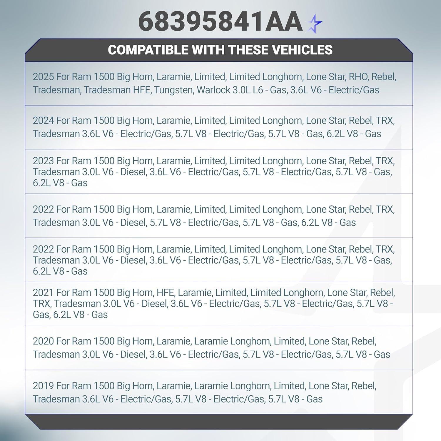 [Lifetime Warranty] Exhaust Bracket Muffler Support Assembly 68395841AA image 6