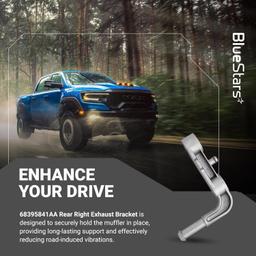 [Lifetime Warranty] Exhaust Bracket Muffler Support Assembly 68395841AA thumbnail 2
