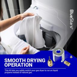 [Lifetime Warranty] WE25X217 Liquid Propane Conversion Kit - Compatible with GE Hotpoint RCA Gas Dryers - Replaces WE25M0032 WE25M32 WE25X0190 WE25X0214 PD00022776 AP2044396 thumbnail 6