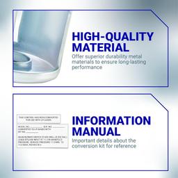 [Lifetime Warranty] WE25X217 Liquid Propane Conversion Kit - Compatible with GE Hotpoint RCA Gas Dryers - Replaces WE25M0032 WE25M32 WE25X0190 WE25X0214 PD00022776 AP2044396 thumbnail 4